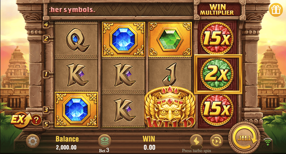 Reglas de la tragamonedas de vídeo Fortune Gems
